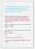 ICC Reinforced Concrete 2026 &vert;&vert; Most Recent Exam 2026-2027 Actual Complete Real Exam Questions And Correct Answers &lpar;Verified Answers&rpar; Already Graded A&plus; &vert; Guaranteed Success&excl;&excl; &vert;&vert; Newest Exam &vert; Just Released&excl;&excl; 
