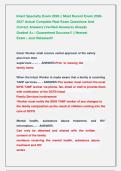 Intact Specialty Exam 2026 &vert;&vert; Most Recent Exam 2026&NewLine;2027 Actual Complete Real Exam Questions And &NewLine;Correct Answers &lpar;Verified Answers&rpar; Already                 &NewLine;Graded A&plus; &vert; Guaranteed Success&excl;&excl; &vert;&vert; Newest                     &NewLine;Exam &vert; Just Released&excl;&excl;