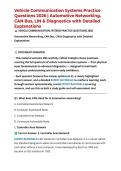 Vehicle Communication Systems Practice Questions 2026 &vert; Automotive Networking&comma; CAN Bus&comma; LIN & Diagnostics with Detailed Explanations
