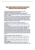 NEW ASWB COMPLETE PRACTICE EXAM WITH COMPLETE SOLUTIONS 2026-2027&excl;&excl;