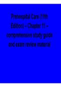 Prehospital Care 11th Edition Chapter 11 Comprehensive Study Guide Exam Review Material Airway Breathing Circulation Assessment EMS 2025&sol; 2026