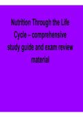 Nutrition Through the Life Cycle Comprehensive Study Guide Exam Review Material Lifespan Nutrition Human Development Dietary Needs 2025&sol; 2026