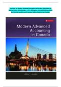 Test Bank for Modern Advanced Accounting in Canada&comma; 10th Edition by Murray Hilton&comma; Darrell Herauf &vert; All 1-12 Chapters Covered With Questions And Verifed Solutions With Detailed Rationales And Case Studies&period;