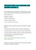 TIM EXAM SCRIPT 2026 QUESTIONS AND &NewLine;ANSWERS GRADED A&plus; 