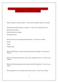 BASIC NURSING SKILLS EXAM QUESTIONS WITH ANSWERS UPDATED &period;