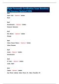 Flight Paramedic Certification Exam Questions and Answers Updated 2026