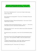 NURSING FOUNDATIONS MODULE 1 STUDY GUIDE QUIZZES WITH VERIFIED SOLUTIONS &vert; GRADED A&plus; &period;