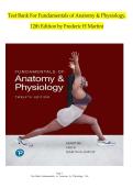 STUDY BUNDLE &vert; Test Bank&colon; Fundamentals of Anatomy & Physiology 12th Edition &ndash; Martini&comma; Nath & Bartholomew &vert; Complete Chapters 1- 29 Exam100&percnt; VERIFIED NEWEST VERSION &lpar;2025&sol;2026&rpar; UPDATE&period;