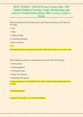 HESI&colon; NUR203 &sol; NUR 203 Exam 1 &lpar;Latest 2026 &sol; 2027 &NewLine;Update&rpar; Pediatric Nursing &vert; Guide with Questions and &NewLine;Answers &lpar;Verified Elaborations&rpar; 100&percnt; Correct &vert; Grade A - &NewLine; Fortis 