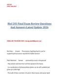 Biol 203 Final Exam Review Questions And Answers Latest Update 2026