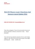 Biol 203 Musser exam 5 Questions And Answers Latest Update 2026
