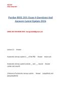 Purdue BIOL 203 Exam 4 Questions And Answers Latest Update 2026