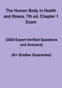 The Human Body in Health and Illness 7th Edition Chapter 1 Study Notes 2026