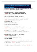 Exam 5&colon; Role and Training of the Flight Medic