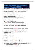 Flight Paramedic Questions and Answers Updated 2026