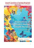 Test Bank for Varcarolis' Foundations of Psychiatric-Mental Health Nursing a Clinical Approach 9th Edition by Margaret Jordan Halter