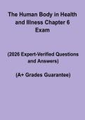 Human Body in Health & Illness Chapter 6 Study Guide & Revision Notes 2026