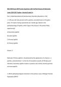 NSG 3280 Exam 200 Practice Questions with Verified Answers & Rationales