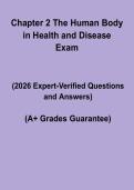 Human Body in Health & Disease Chapter 2 Study Guide & Revision Notes 2026 Nursing