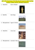 ART 1301 Final Exam TCC NE with all Correct & 100&percnt; Verified Answers &vert;Latest Version &vert;Already Graded A&plus;