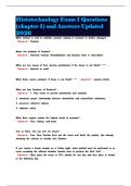 Histotechnology Exam 1 Questions &lpar;chapter 1&rpar; and Answers Updated 2026