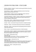 COB 300 ATAV FINAL EXAM &ndash; STUDY GUIDE