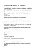 COB 300 EXAM 1 MARKETING MCMILLEN