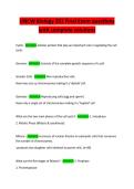 UNCW Biology 201 Final Exam questions with complete solutions 