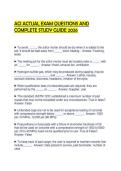 ACI ACTUAL EXAM QUESTIONS AND&NewLine;COMPLETE STUDY GUIDE 2026