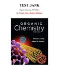 Organic Chemistry&comma; 10th Edition &mdash;  by  Francis Carey & Robert Giuliano &mdash; Complete Test Bank &lpar;Ch&period; 1-27&rpar; 