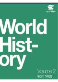 World History Volume 2 IAG Comprehensive Study Guide Exam Review Material Global Events&comma; Modern Era&comma; and Historical Analysis 2025&sol; 2026