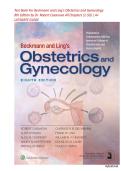 Test Bank For Beckmann and Ling's Obstetrics and Gynecology&NewLine;8th Edition by Dr&period; Robert Casanova All Chapters &lpar;1-50&rpar; &vert; A&plus;&NewLine;ULTIMATE GUIDE