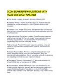 CCDM EXAM REVIEW QUESTIONS WITH&NewLine;ACCURATE SOLUTIONS 2026