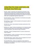 CCDM PRACTICE EXAM QUESTIONS AND&NewLine;DETAILED SOLUTIONS 2026