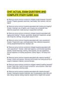 CHST ACTUAL EXAM QUESTIONS AND&NewLine;COMPLETE STUDY GUIDE 2026