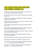 CHST CERTIFICATION EXAM QUESTIONS&NewLine;AND VERIFIED ANSWERS 2026