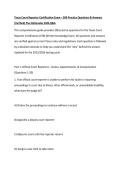 Texas Court Reporter Certification Exam &ndash; 200 Practice Questions & Answers &lpar;Verified&rpar; Plus Rationales 2026 Q&A&period;pdf