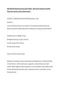 BSN 266 HESI Med-Surg Study Guide &lpar;2026&rpar; 200 Practice Questions & NGN-Style Case Scenario 