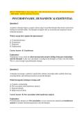 MSN 674 PMHNP Midterm Exam Mega Pack &vert; 100&plus; Full Questions & Answers with Detailed Rationales &vert; 2026 Update - Northern Kentucky University&period;