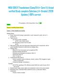 WGU D316 IT Foundations &lpar;CompTIA A&plus; Core 1&rpar; &vert; Actual verified Study complete Solutions &vert; A&plus; Graded &vert; 2026 Updates &vert; 100&percnt; correct