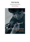 Test Bank for The Immune System 5th Edition by Peter Parham&comma; Chapter 1-18 &vert; All Chapters