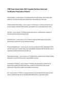 CPRP Exam Study Guide 2025 Complete Revision Notes and Certification Preparation Material