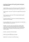 Human Resource Management CLEP Exam 2025 Complete Study Guide and Practice Revision Notes