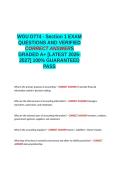 WGU D774 - Section 1 EXAM QUESTIONS AND VERIFIED CORRECT ANSWERS GRADED A&plus; -LATEST 2026-2027- 100- GUARANTEED PASS&period;docx&NewLine;&NewLine;