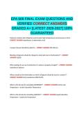 EPA 608 FINAL EXAM QUESTIONS AND VERIFIED CORRECT ANSWERS GRADED A&plus; -LATEST 2026-2027- 100- GUARANTEED PASS&period;docx&NewLine;&NewLine;