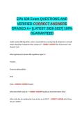   EPA 608 Exam QUESTIONS &semi;EPA Test Flash Cards EXAM &semi;EPA 608 &lpar;CORE&rpar; Exam QUESTIONS&semi;EPA Exam Version D34  QUESTIONS &semi;EPA Certification EXAM QUESTIONS &semi;EPA 608 FINAL EXAM 2 QUESTIONS &semi;EPA 608 EXAM QUESTIONS AND VERIFIED CORRECT ANSWERS GRADED A&plus; -LATEST 202