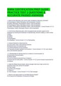 SHRM CERTIFICATION PREP GUIDE - PRACTICE TEST 2 QUESTIONS & ACCURATE PASSED ANSWERS