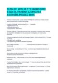 SHRM CP 2026 CERTEXAMDB&period;COM EXAM QUESTIONS & UPDATED ANSWERS PASSED 100&percnt;