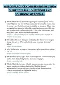 WEBCE PRACTICE COMPREHENSIVE STUDY&NewLine;GUIDE 2026 FULL QUESTIONS AND&NewLine;SOLUTIONS GRADED A&plus;