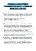 WEBCE PRACTICE PRACTICE&NewLine;EXAMINATION 2026 QUESTIONS WITH&NewLine;ANSWERS GRADED A&plus;